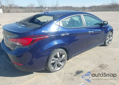 2014 Hyundai Elantra Limited z USA, uszkodzony, nr VIN 5NPDH4AE7EH486506